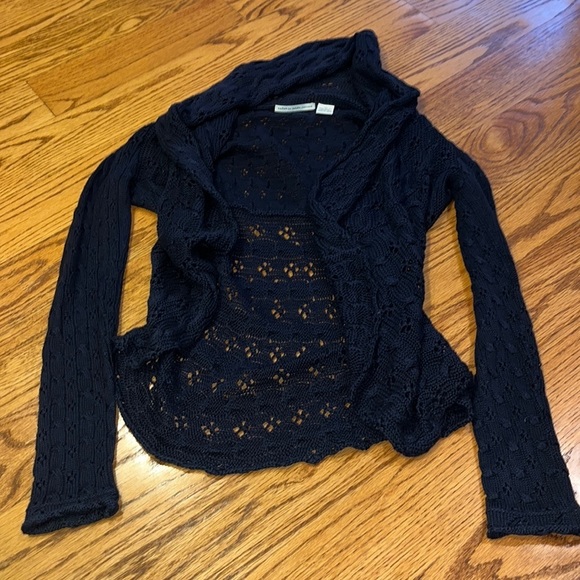 Cotton by Autumn Cashmere Woman’s Navy Cardigan Size XS - Picture 1 of 5